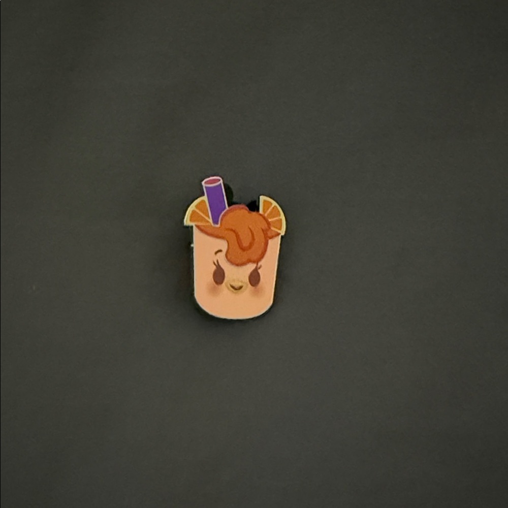 Munchlings Mystery Series 4 Gosalyn Mallard Fresh Squeezed Orange Juice Pin
